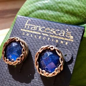 🔹Francesca’s Classic Navy Earrings🔹
